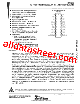 MAX3238IDW型号图片