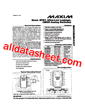 MAX327CSE+型号图片
