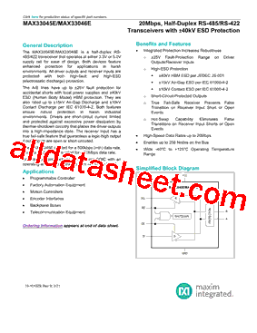 MAX33046EASA+型号图片