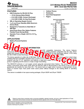 MAX3318CPWR型号图片