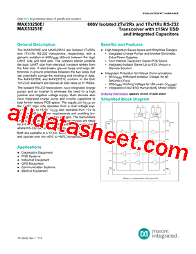 MAX33250E型号图片