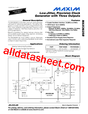MAX3625B型号图片