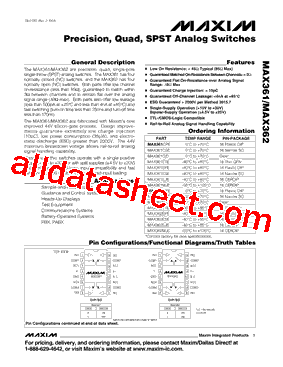 MAX362MJE型号图片