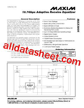MAX3805ETE型号图片