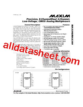 MAX399CPE型号图片