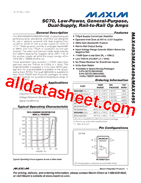MAX4494AUA+型号图片