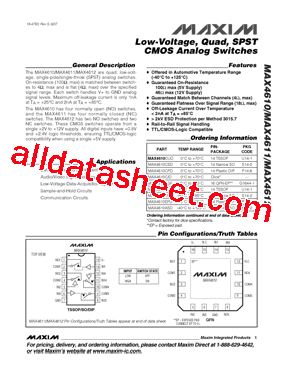 MAX4610ESD+TG074型号图片
