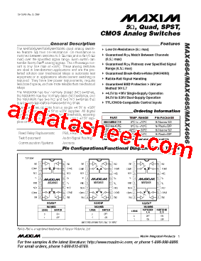 MAX4664CSE+型号图片