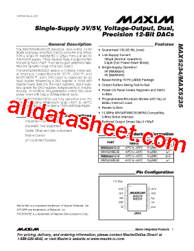 MAX5234-MAX5235型号图片