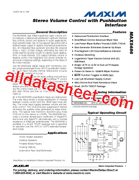 MAX5486EUG+型号图片