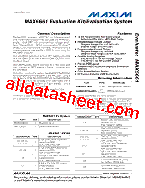 MAX5661EVKIT+型号图片