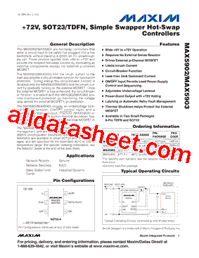 MAX5903AAEUT+T型号图片