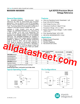 MAX6006AESA+型号图片