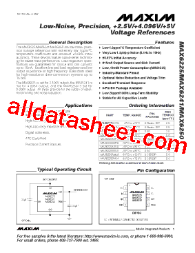 MAX6225BMJA型号图片