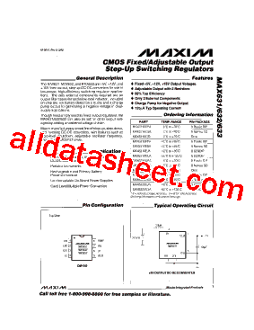 MAX631AMJA型号图片