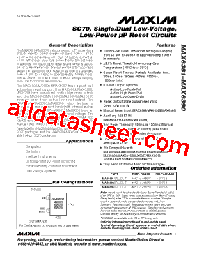 MAX6389XS44D1-T型号图片