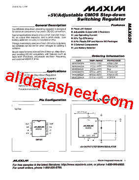 MAX638ACPA+型号图片