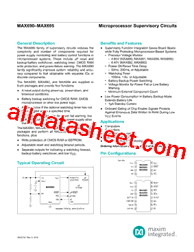 MAX691C/D型号图片