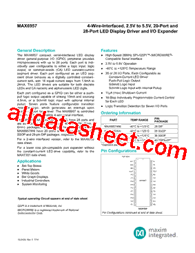MAX6957AAX+型号图片