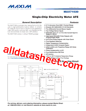 MAX71020AEUI+R型号图片