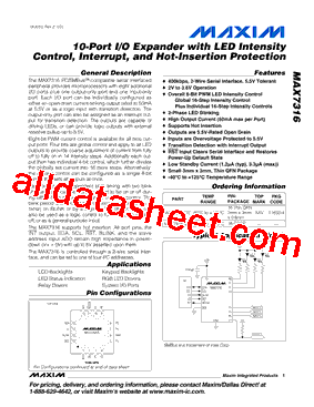 MAX7316型号图片