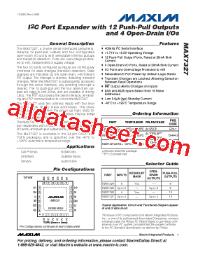 MAX7327ATG+型号图片