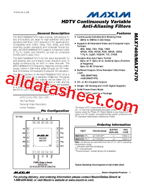 MAX7470UTP+型号图片
