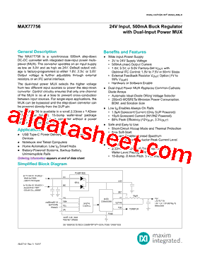 MAX77756AEWL型号图片
