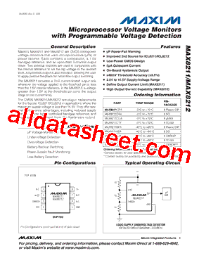 MAX8212MSA/PR-T型号图片