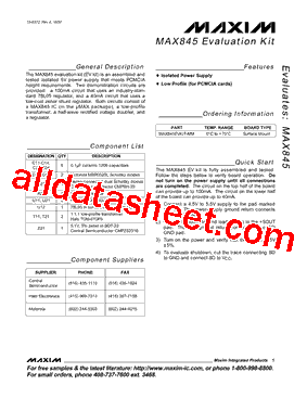 MAX845EVKIT-MM型号图片