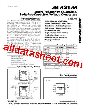 MAX861ESA+型号图片