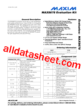 MAX8678EVKIT型号图片