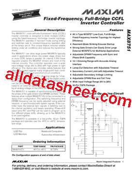 MAX8751ETJ+型号图片