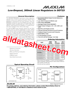 MAX8887EZK18T型号图片