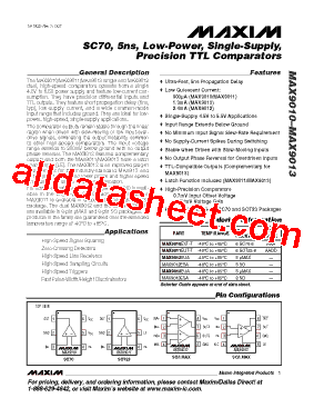 MAX9013ESA+型号图片