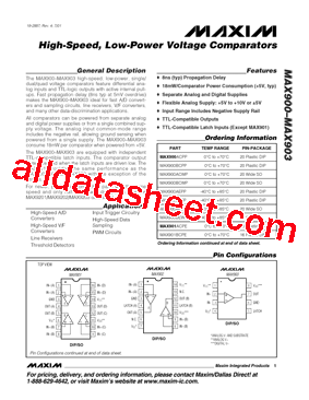 MAX901BESE+型号图片