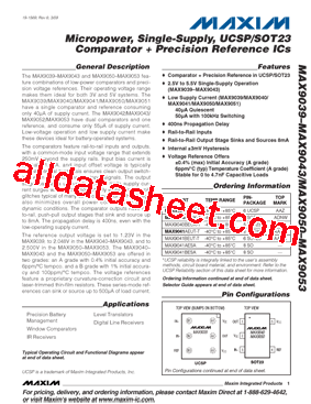 MAX9051AEUT-T型号图片