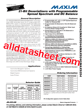MAX9244EVKIT+型号图片