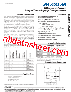 MAX924EPE+型号图片