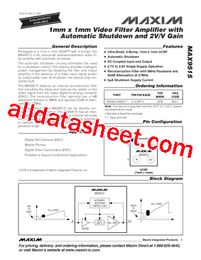 MAX9515型号图片