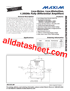 MAX9628ATC+型号图片