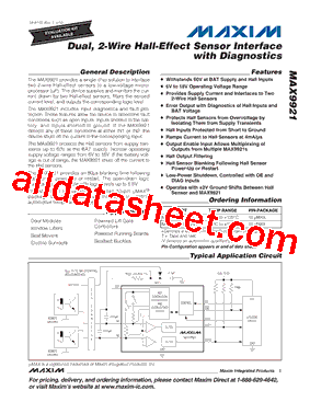 MAX9921EVKIT+型号图片