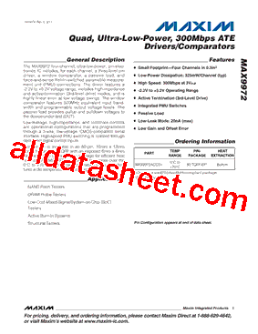 MAX9972ACCS+TD型号图片