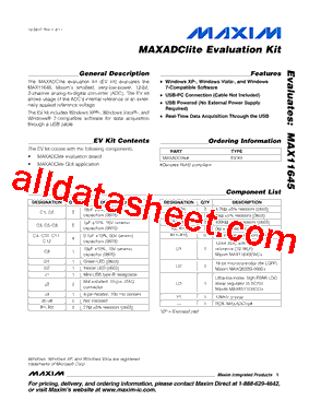 MAXADCLITE型号图片