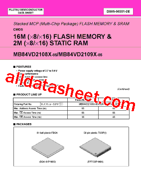 MB84VD21083型号图片