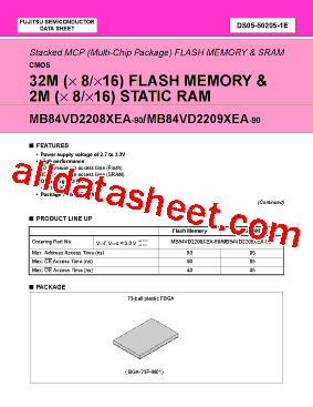 MB84VD22084EA-90-PBS型号图片