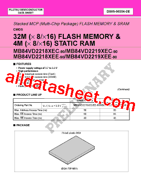 MB84VD22191EE型号图片