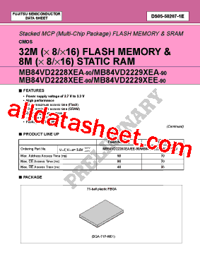 MB84VD22291EA-90型号图片