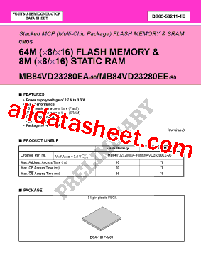 MB84VD23280EA-90-PBS型号图片