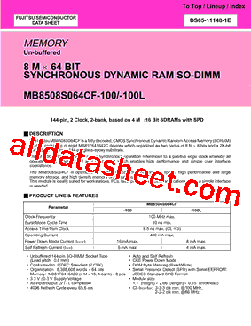 MB8508S064CF型号图片